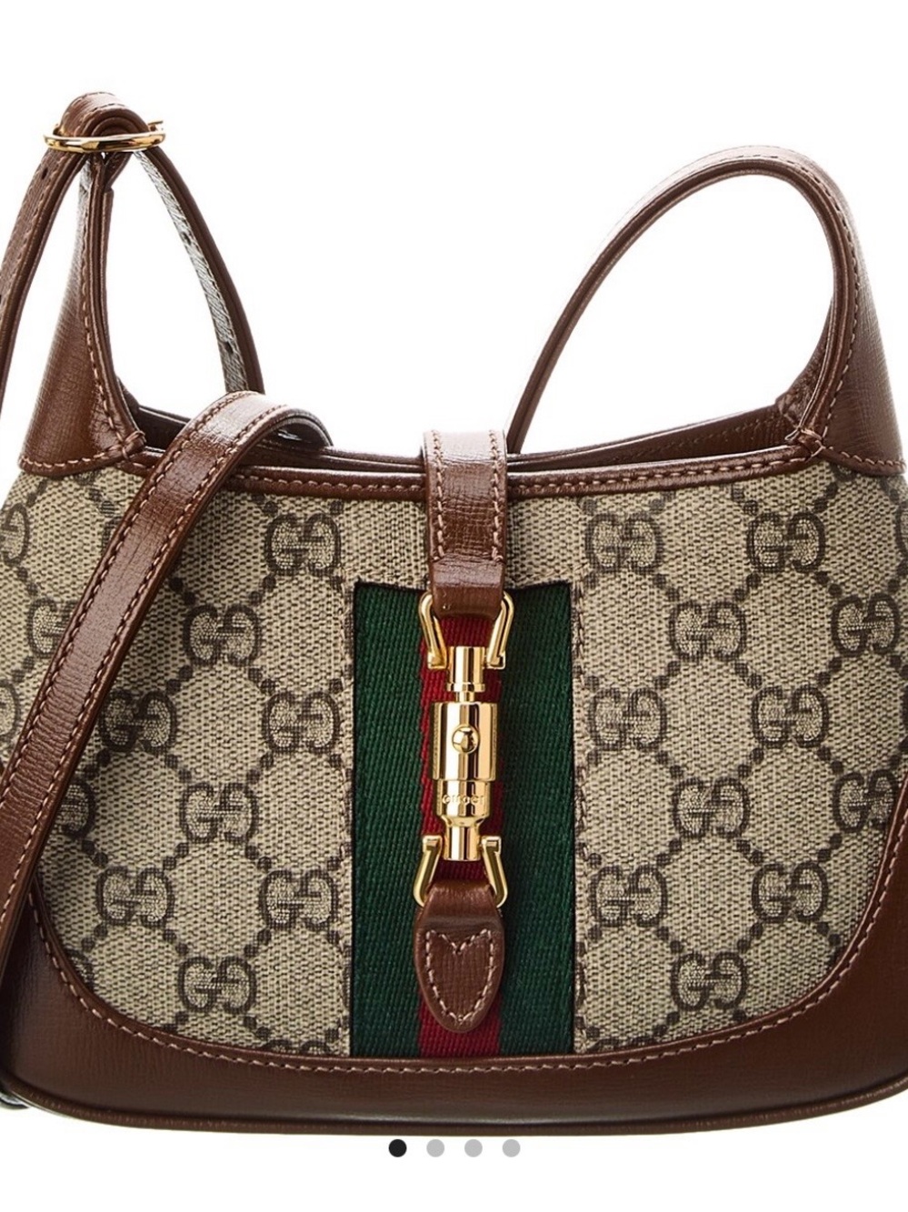 Jackie 1961 Mini GG Supreme Canvas & Leather
Shoulder Bag